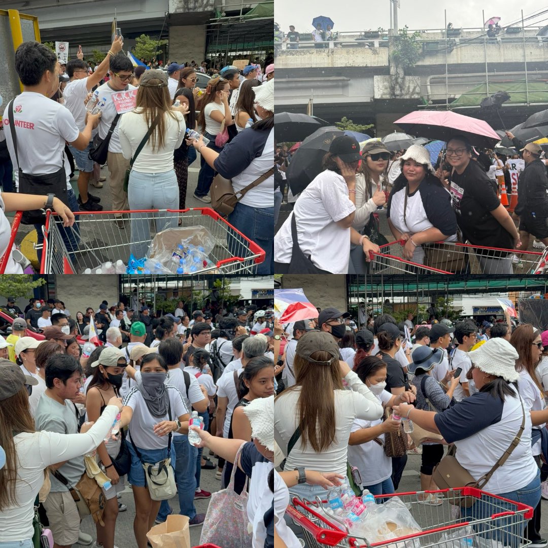 dustbia 🤝🏼 mikbrent 

thank you so much for showing up, for standing with our kababayan and for distributing food and water to those who need it most. your presence means more than just support. 

proud is an understatement. i am deeply moved and inspired to be a fan of people