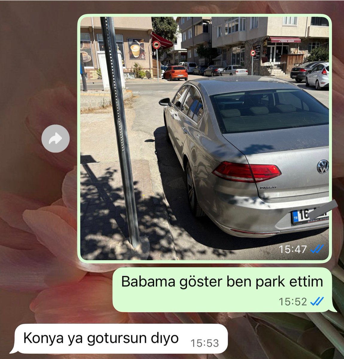 Arabayı al Konya’ya götür 🤝babam