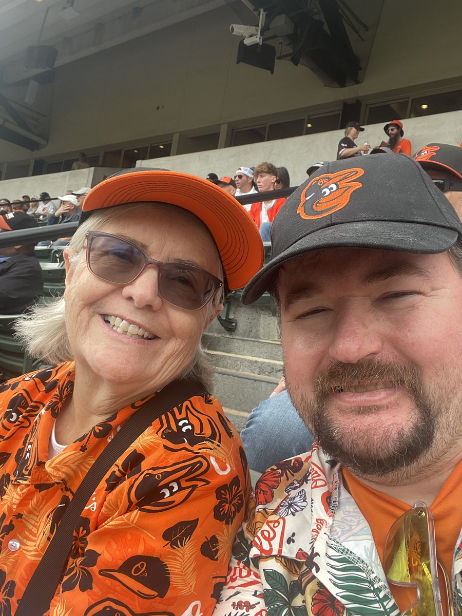 BlueCardinal09's tweet photo. @Orioles 256 row 1 seat 1-2! (Best section in the stadium!) https://t.co/wASG8oomQ0