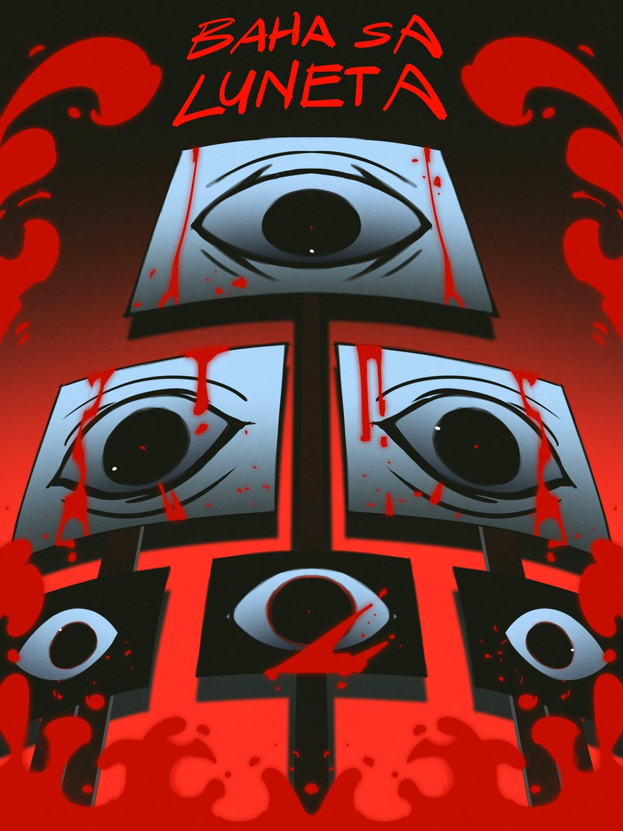 lhis_lucas's tweet image. There were eye sign boards held high in my city and I thought that was incredibly powerful.
#BahaSaLuneta #TrillionPesoMarch #KurakotManagot