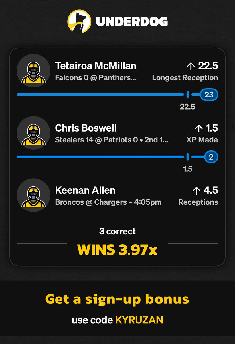 play.underdogfantasy.com/es-mCMMSssJdY ⁦<a href="/Zirksee/">Zirksee🍽️</a>⁩ 🤑