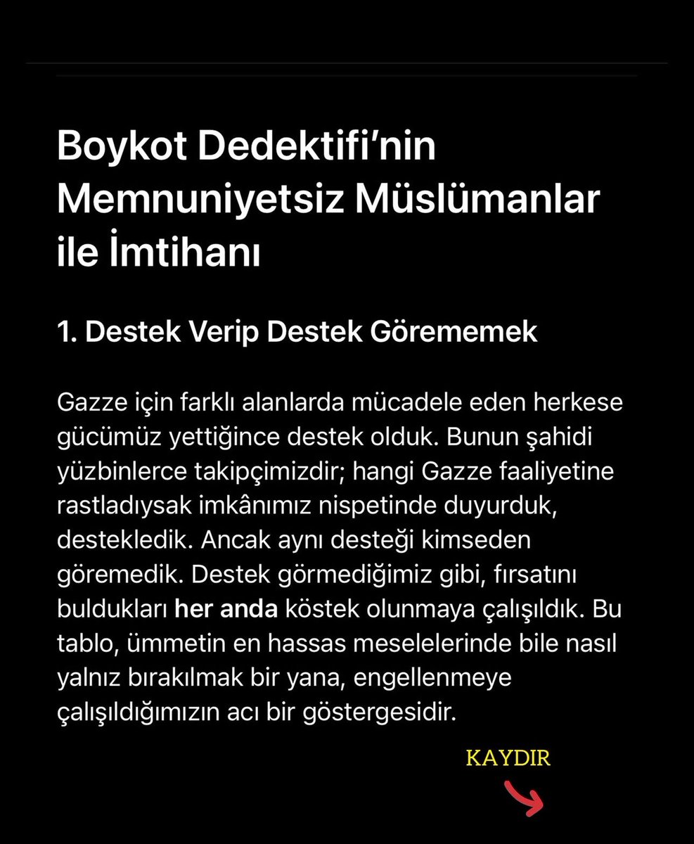 B0YKOTDedektifi's tweet image. 💢 Boykot Dedektifi’ni doğru tanıyabilmek için 5 dakikanızı ayırıp okur ve ardından yorum yapar mısınız?