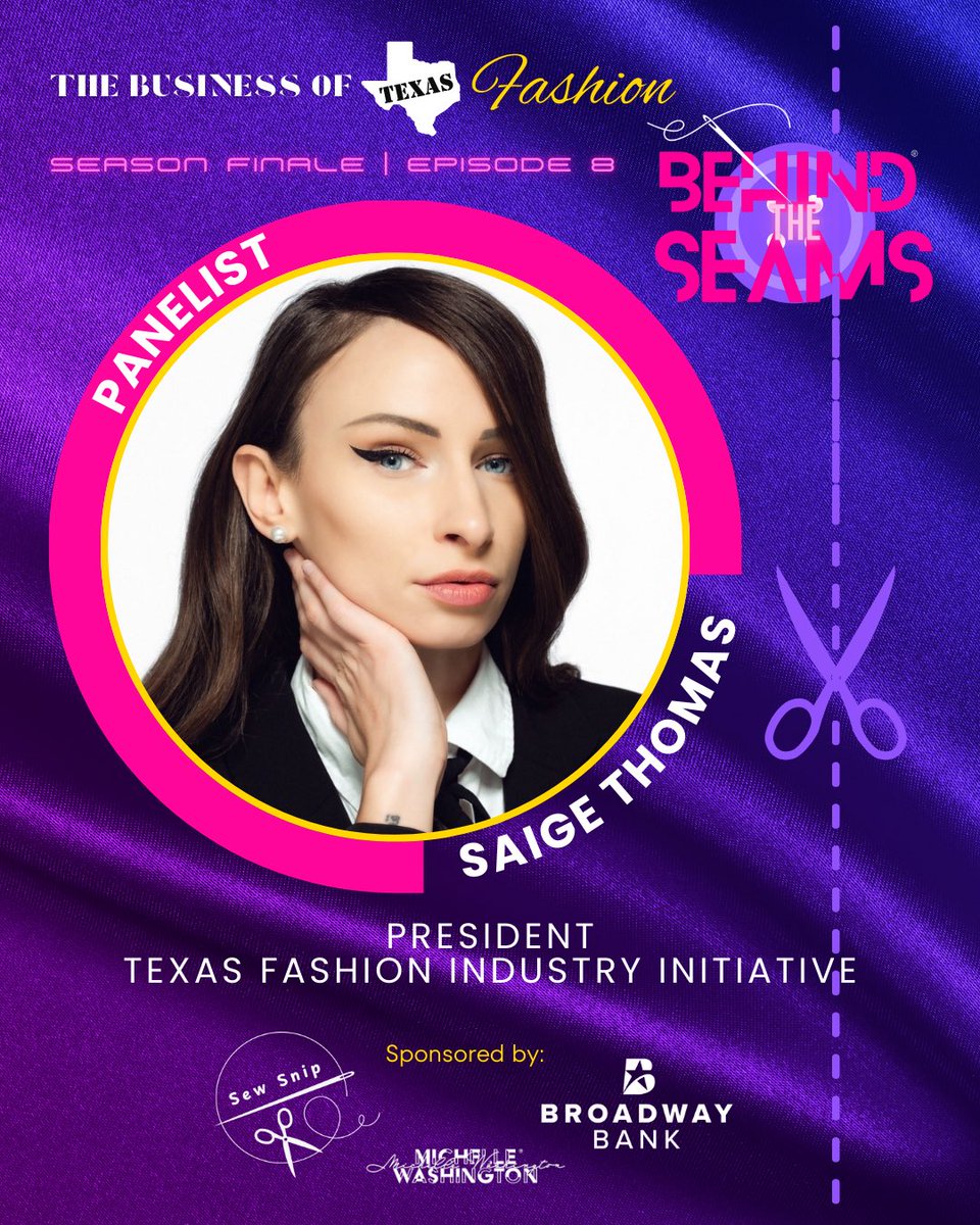 StylistMichelle's tweet image. MEET the PANEL (REGISTER NOW: eventbrite.com/e/the-business…) From Carlisle to San Antonio → Saige Thomas has built a fashion legacy.
US Air Force vet, photographer, show producer, TEXAS FASHION WEEK™ founding member &amp;amp; President of the Texas Fashion Industry Initiative.