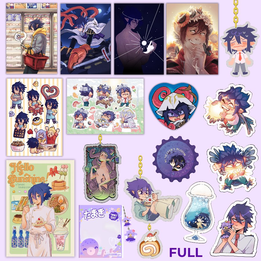 🦋 BUNDLE BREAKDOWN! 🦋

Can we convince you to take a closer look at our full bundle? 😗 From prints to stickers, charms, and more, there's a whole lot of Tamaki merch for the taking! Don't miss out! ☀️🫶 tamakizine.bigcartel.com
