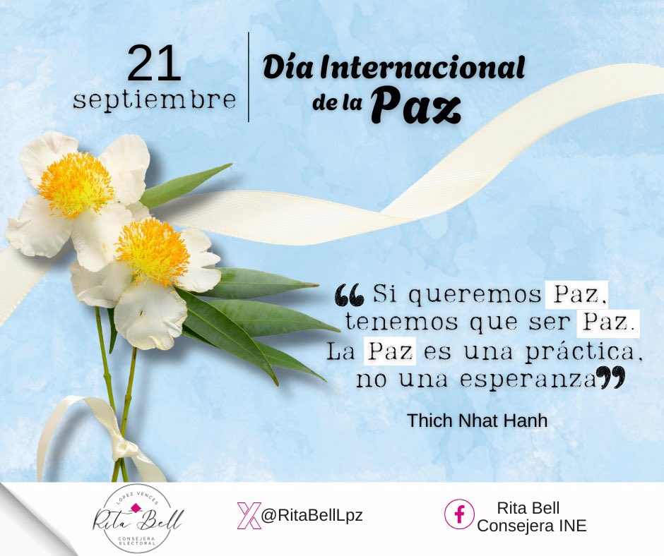 La paz es la suma de actos cotidianos: dialogar, escuchar, respetar.
Que cada palabra y acción construya puentes, no muros.
La paz empieza en ti, en mí, en tod@s.
#DíaDeLaPaz #ConstruyamosPaz
#diainternacionaldapaz