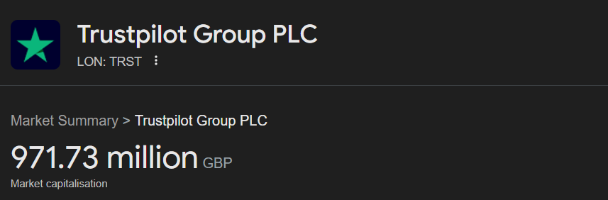 how is trustpilot, with a marketcap of nearly a billion, sending out review requests (their only product) in times new roman text?