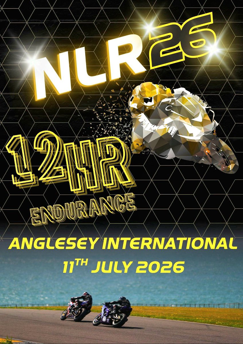 🔥🏆 GO BIG OR GO HOME! 🏆🔥

No Limits Racing is cranking the dial right off the limiter for 2026 –  Anglesey Circuit, Saturday 11th July 

👉 The 12-Hour ACU Motul 
No Limits Racing – the ultimate showdown awaits.

#championship #motorcycleracing #nolimitsracing #NLR26