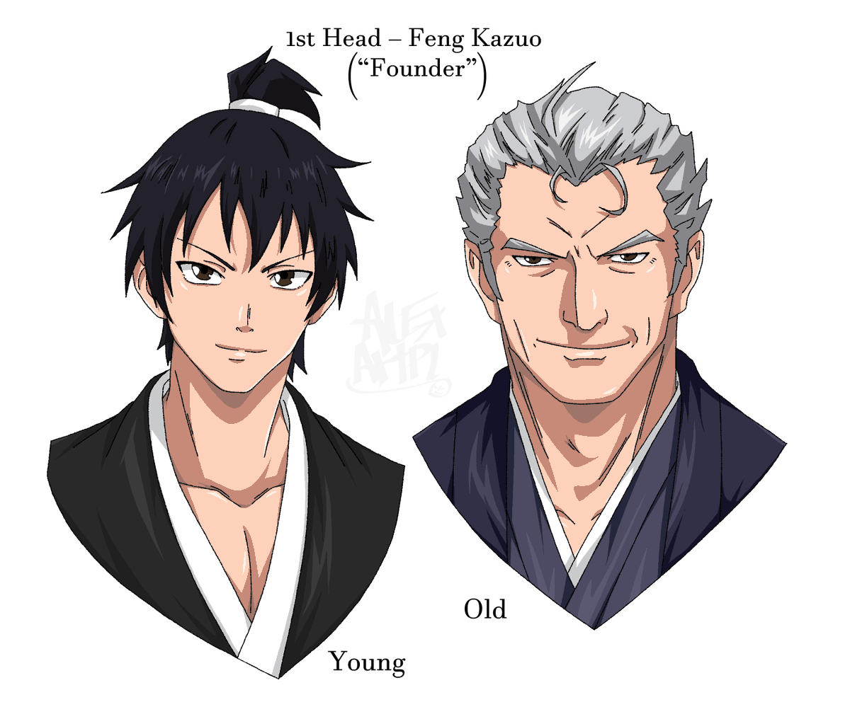 [ #bleach ] [#bleachoc ] [ #soifon ] [#fengfamilly]

1/9 

For some time now, in my free time, I’ve been working on creating the first heads of the Feng Clan. Naturally, this involves designing original characters, developing their histories, personalities, and other details.