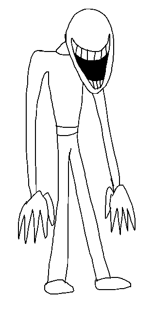 TerminusEst13's tweet photo. I am extremely tired of seeing this guy everywhere.

If your horror game antagonist looks like this, please scrap it and start again. https://t.co/PXH1NHf86Y
