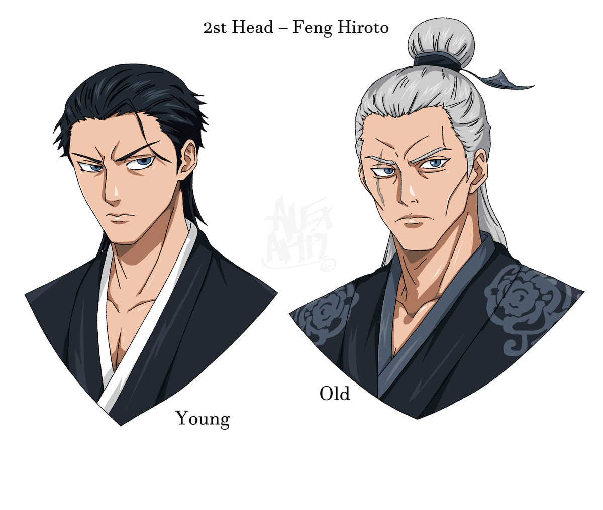 [ #bleach ] [#bleachoc ] [ #soifon ] [#fengfamilly]

2/9 

Here is the next head of the Feng Clan. This is the second of the nine leaders who left their mark on the clan’s history. The legacy had always been passed from father to son — with two exceptions: Sui Feng, Soi Fon’s