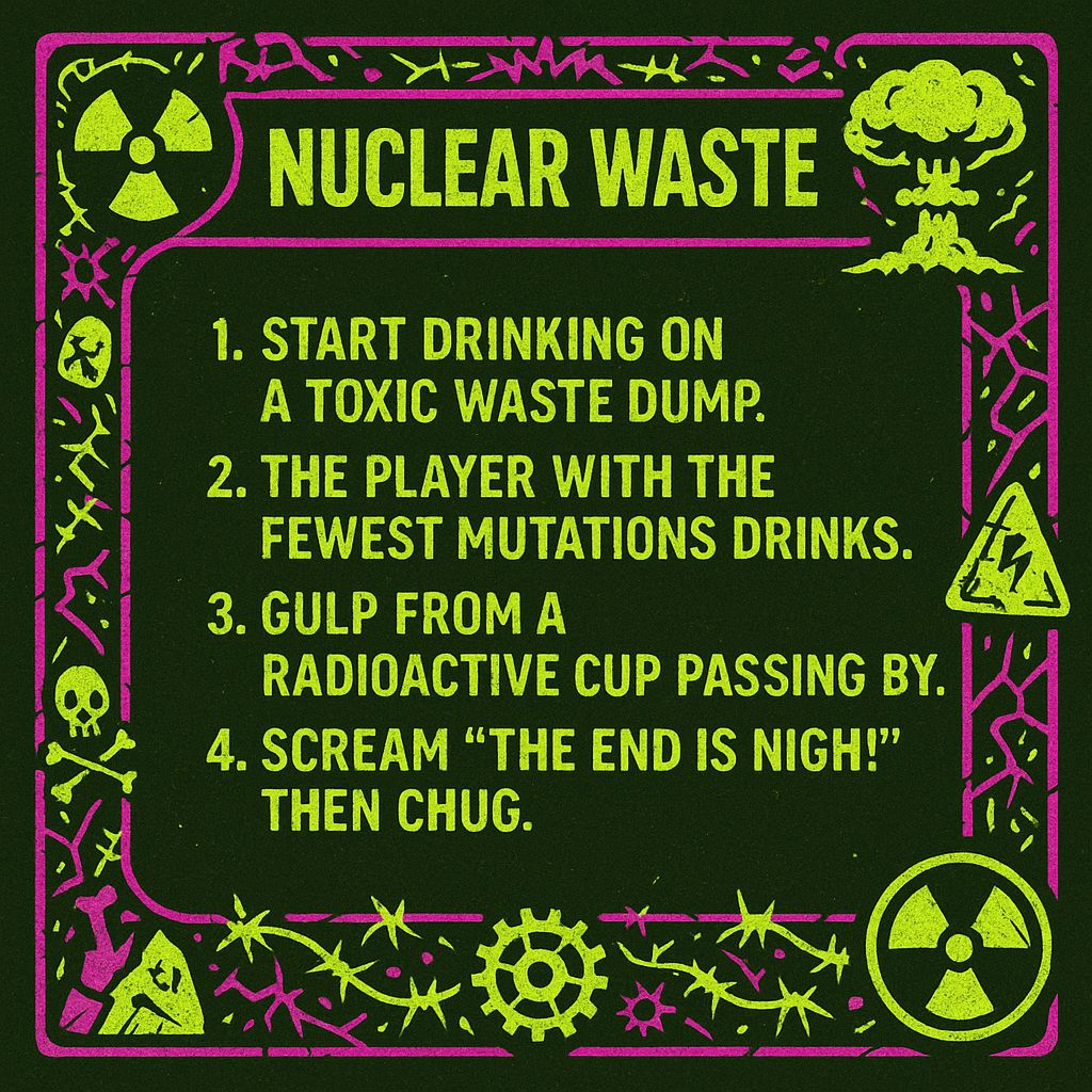 "🍺🔥 Congrats to the Daily Winner of the Sipocalypse drinking game! Keep the chaos flowing and submit your own epic game at sipocalypse.fun 🎉🍻 #Sipocalypse #DrinkingGames #FunTimes"