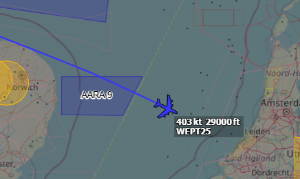 Andyyyyrrrr's tweet photo. 18:56 WEPT 25 USAF E-6/B Mercury
Inbound Ramstein AFB #ETAR from Tinker AFB #KTIK
Passing Waypoint #NAVPI
Checking in with Maastricht on 135.960
#WEPT25 https://t.co/HlAMJYYQZd