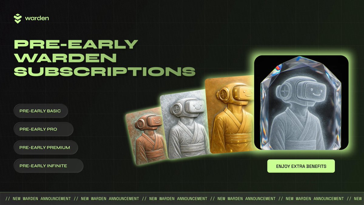 LFGGGG it’s finally happening, the Warden Subscription program is real!!! <a href="/wardenprotocol/">Warden</a> just dropped the alpha and tomorrow is the big day!!!!

Been waiting for something like this. We're talking up to 10x PUMP multipliers, unlimited access to the advanced AI models (goodbye