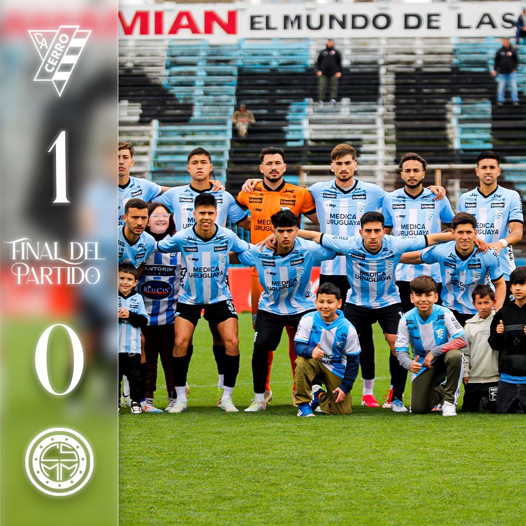 8 partidos en el torneo clausura, y hoy Cerro recibió su sexta expulsión 

Vs: Racing, Plaza Colonia, Cerro Largo (2), Danubio y Miramar Misiones. Hoy zafó y metió un triunfazo, pero hay que corregir 

Es mucha ventaja para pelear el descenso sin sobrarle mucha cosa