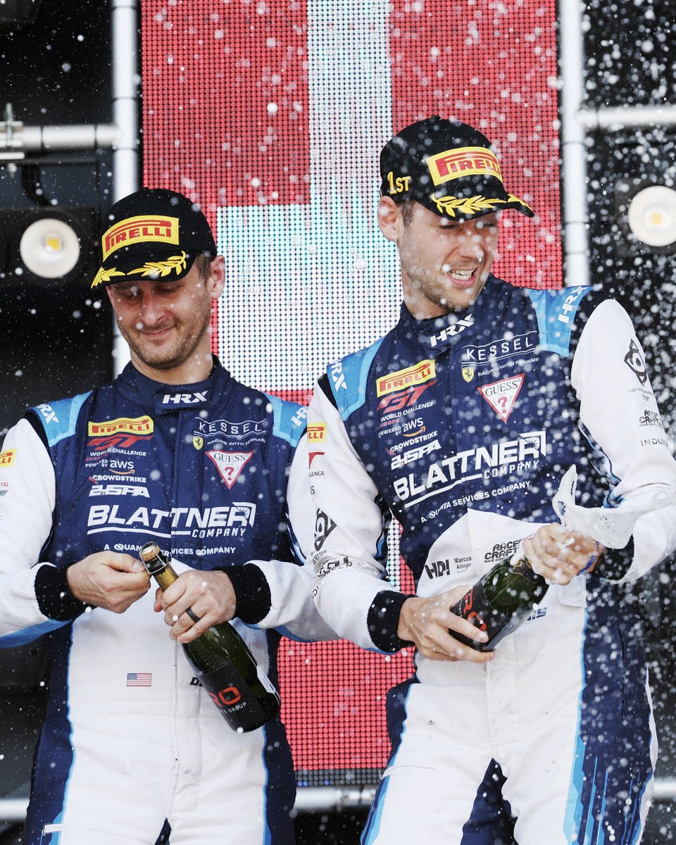 GTWorldChEu's tweet photo. 🟠 BRONZE - SPRINT CUP CHAMPIONS 🏆

#74 Kessel Racing Ferrari
🇩🇪 D. Marschall
🇺🇸 D. Blather

The best in Bronze, Dennis and Dustin take another class title after an incredible Sprint Cup season.

Drop a 👏 for our Bronze Sprint Champs!

#KesselRacing  | #GTWorldEurope https://t.co/LcSjMZeyZc