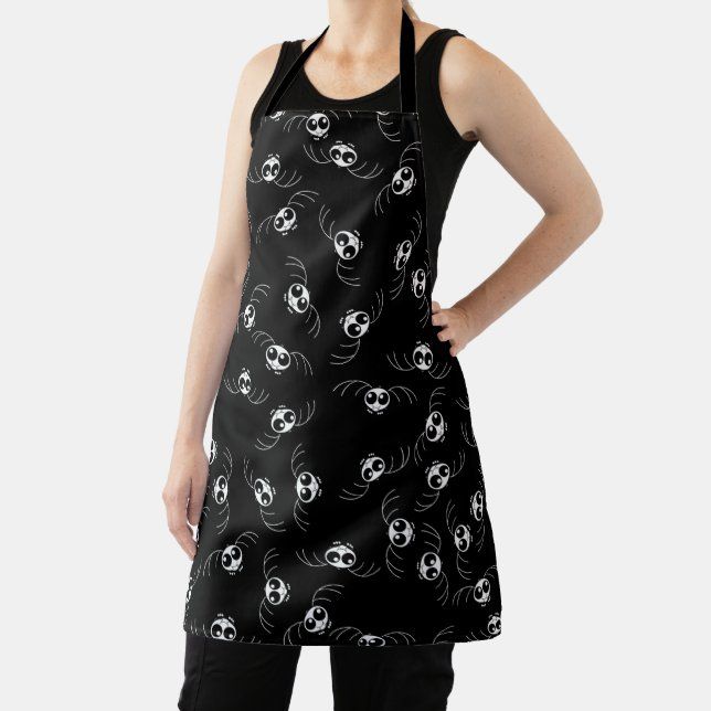 Skeleton Bats Halloween Apron  * A fun apron to wear during the Halloween Season, or if you have a real apron addiction, wear it all year long! * Aprons are available in various sizes and several strap colors to choose from. * buff.ly/JY7gWjI
