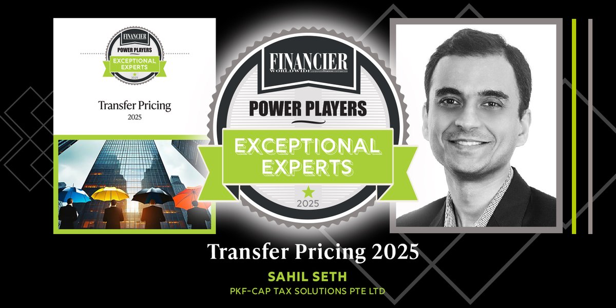 FWWMagazine's tweet image. Sahil Seth at PKF-CAP Tax Solutions Pte Ltd features as an Exceptional Expert in our Power Players report on Transfer Pricing, reflecting on his career and the market. Find our report here: tinyurl.com/yc3amksf 

#TransferPricing #InternationalTax #TaxCompliance