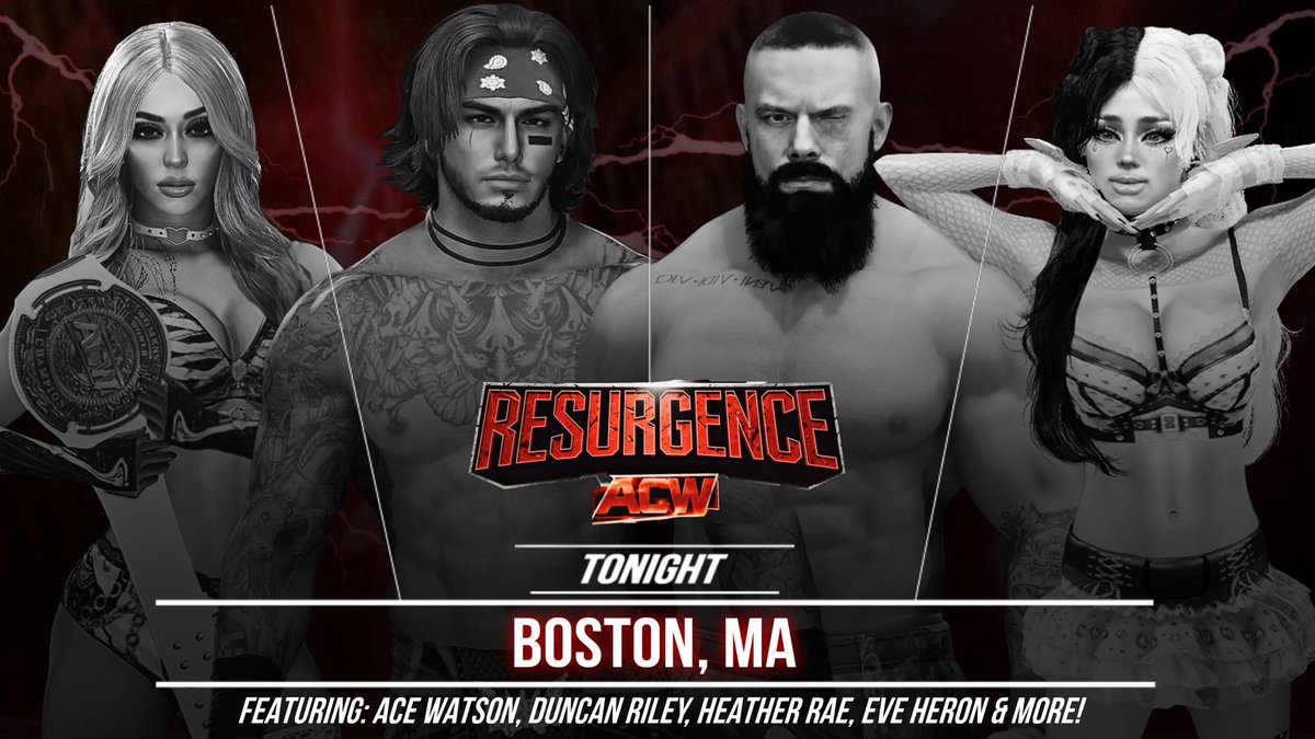 LIVE from a sold out TD Garden arena in Boston, #ACWRESURGENCE returns to your screens with a STACKED lineup TONIGHT💥 Tune in! You don’t want to miss this one!
-
#WWE #WWE2K25 
-
📆: TONIGHT
⏰: 7:30 PM EST | 12:30 AM UK
📍: Boston, MA

youtu.be/zpKh4RhZSpU?si…