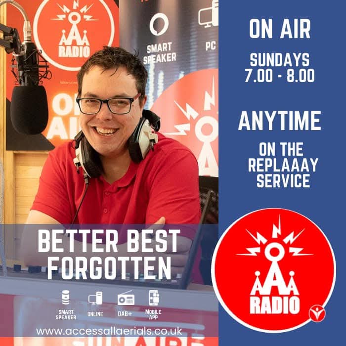 aaaonair's tweet photo. On Air now! Not every hit stays on the radio… but Craig has got them covered.
Listen to an hour of forgotten favourites on Better Best Forgotten! #BetterBestForgotten
#NowPlaying
#MusicDiscovery
#HiddenGems
#ForgottenHits
#ThrowbackTunes
#MusicLovers
#OnAir #Exeter #Community https://t.co/ffh6vGBpBK