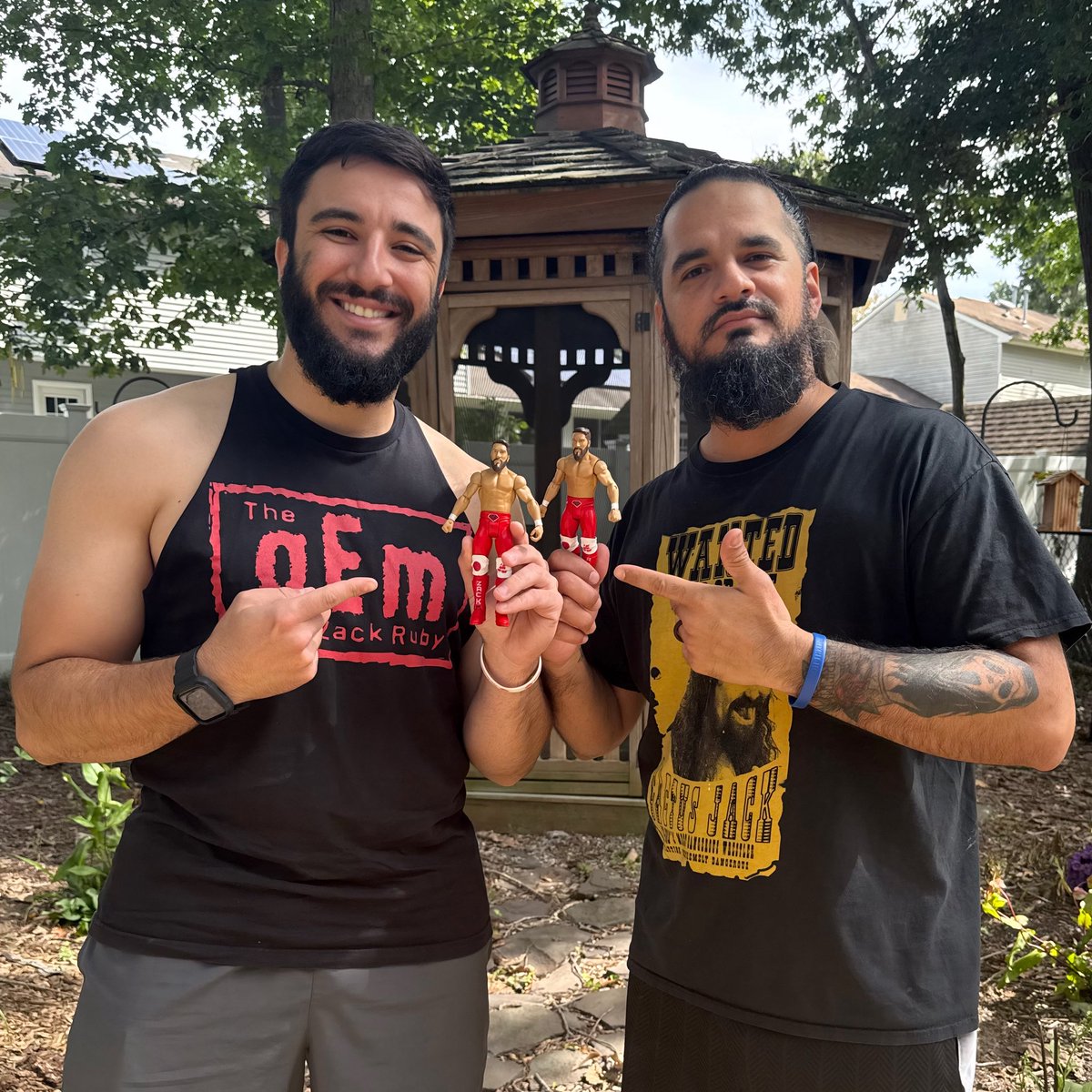 thegemzackruby's tweet image. You can now get yourself an exclusive limited edition run of “The GEM” Zack Ruby wrestling figures! HUGE Shoutout to JAS Custom Designs for his hard work on these, these are definitely the greatest ever made! 💎 💪
Message me or comment if you’d like one of these!