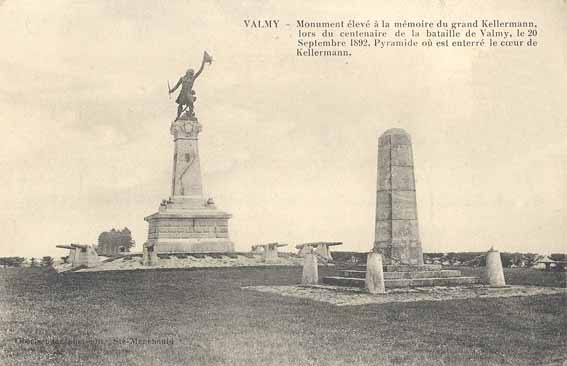 El corazón del general Kellermann yace en una pirámide en el lugar de los hechos. Aunque fue el mayor hito de su carrera militar, nunca se refirió a ello como una batalla, sino como un "affaire", seguramente por la hipótesis de que Danton compró la victoria al duque de Brunswick.