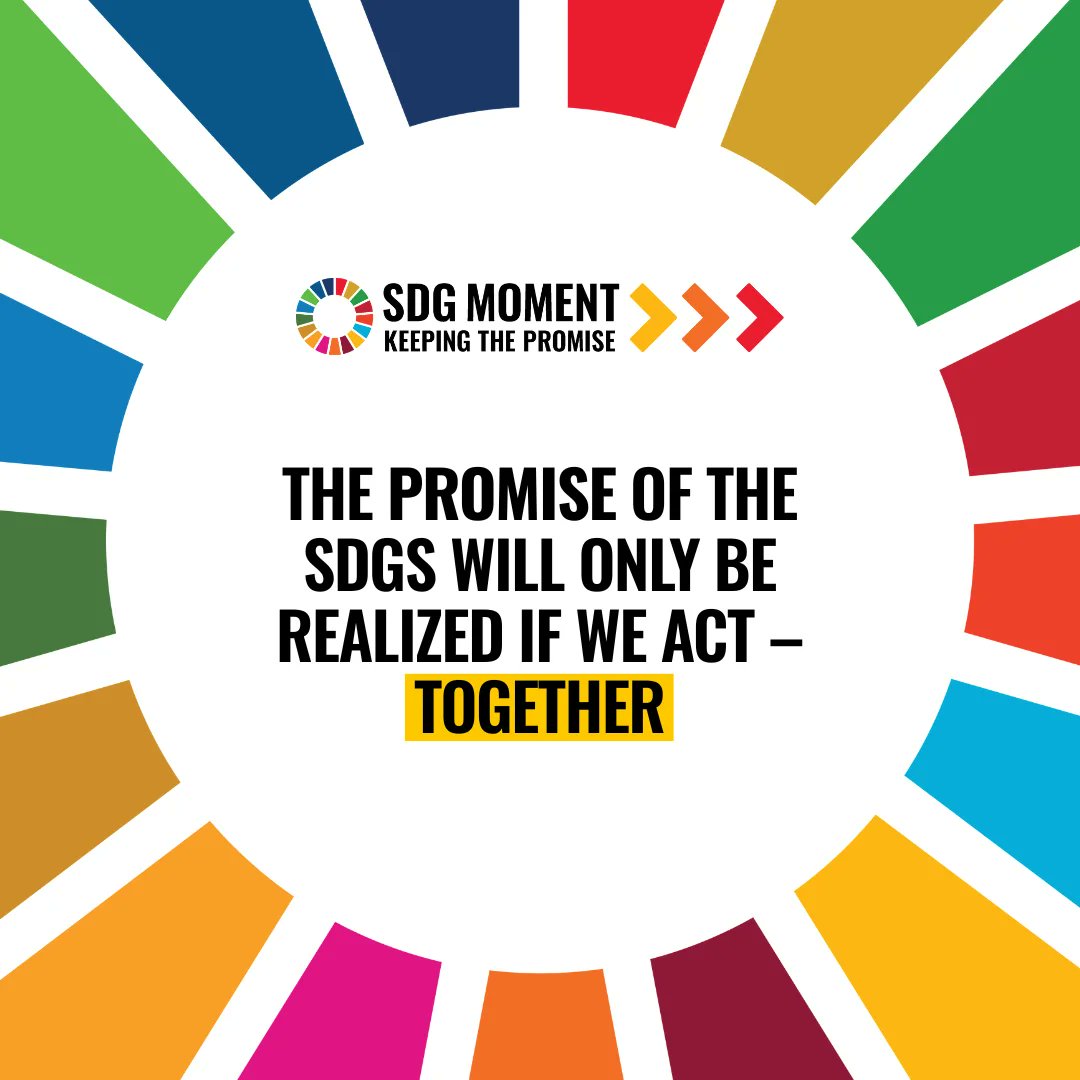 🌎 On 22 September, join the SDG Moment 2025 where leaders, youth &amp; civil society will join together to accelerate just &amp; inclusive transitions to keep the promise of the #GlobalGoals! Read all about the event here: 
➡️ un.org/sustainabledev…