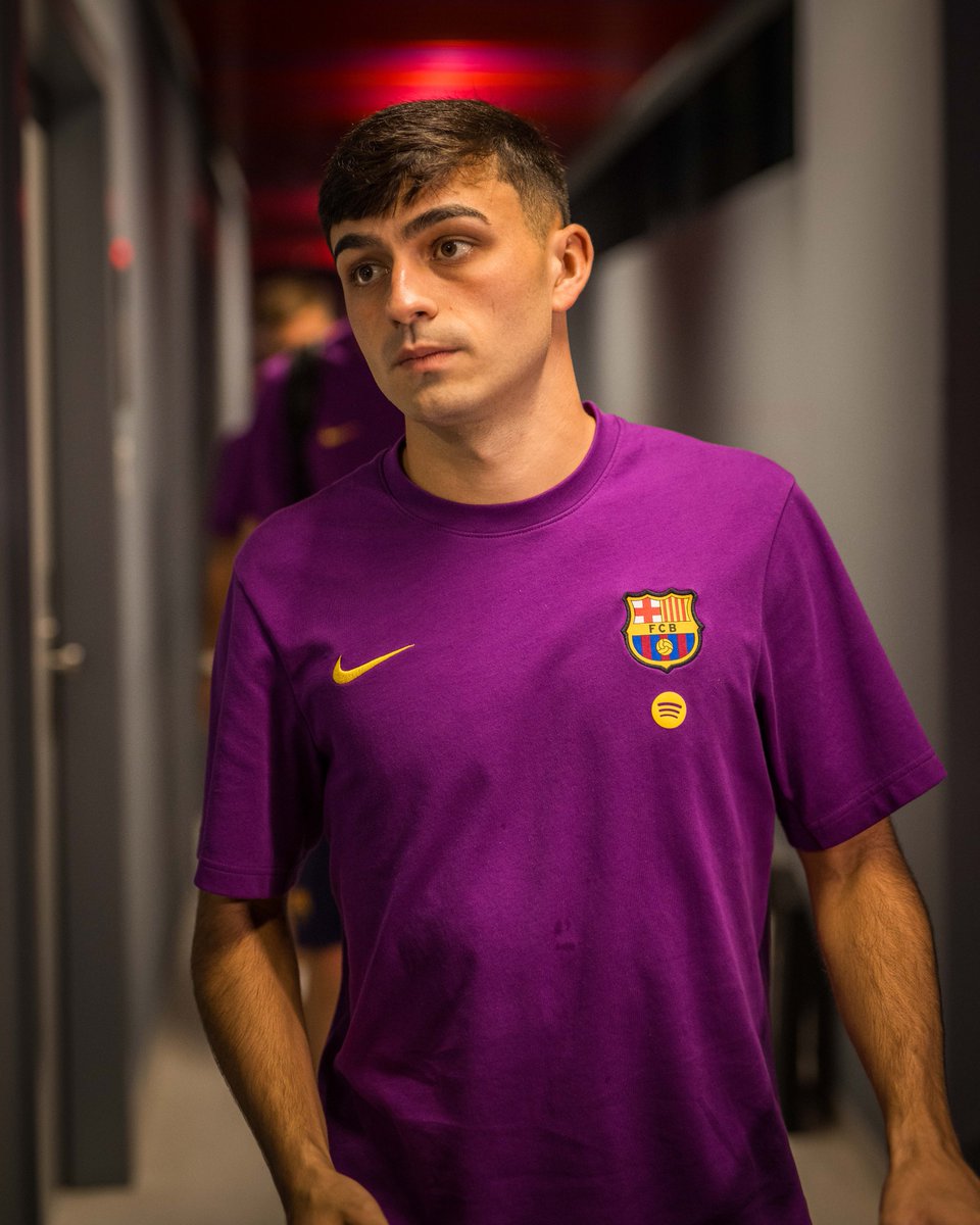 FCBarcelona's tweet image. Pedri plays football today