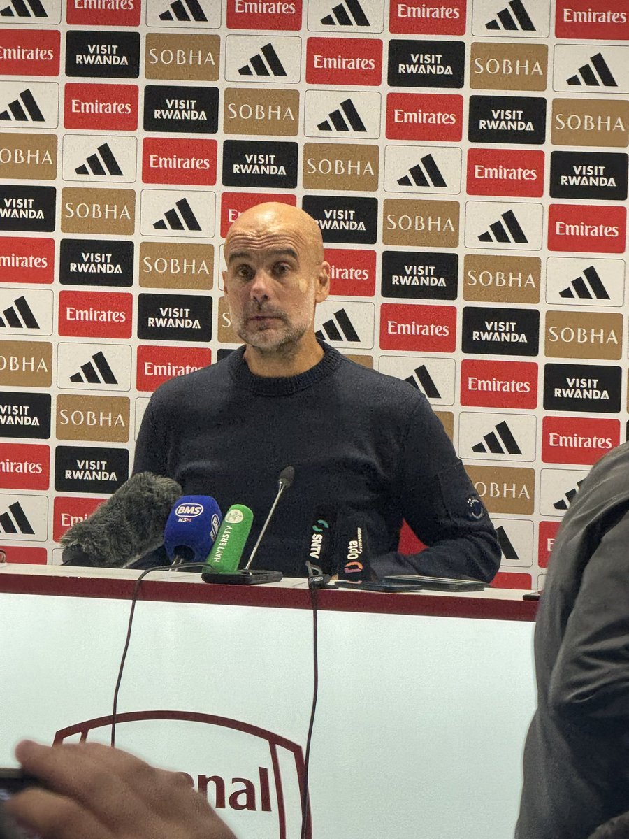 laythy29's tweet photo. Pep Guardiola says his Man City “played against one of the best teams in Europe…” https://t.co/7nt4zVkzSY