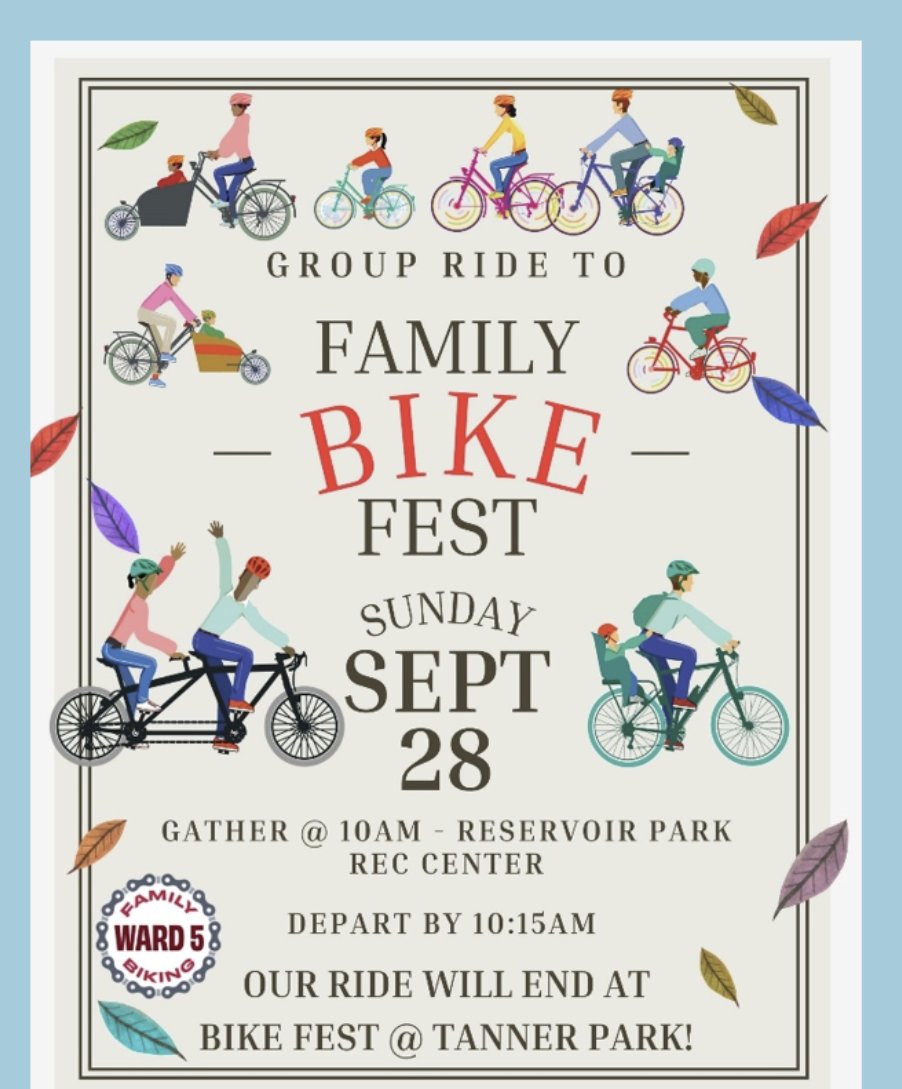 ScottRobertsDC's tweet image. a week from today:

@Ward5FamilyBike fest, gathering at @DCDPR&apos;s Reservoir Park Recreation Center  

end at #EckingtonDC&apos;s Alethia Tanner Park 

#BloomingdaleDC  
🚴