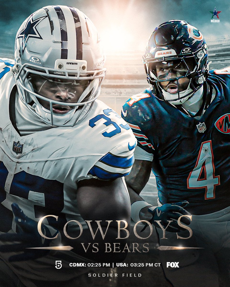 ¡Es día de juego! 🏈 #DALvsCHI