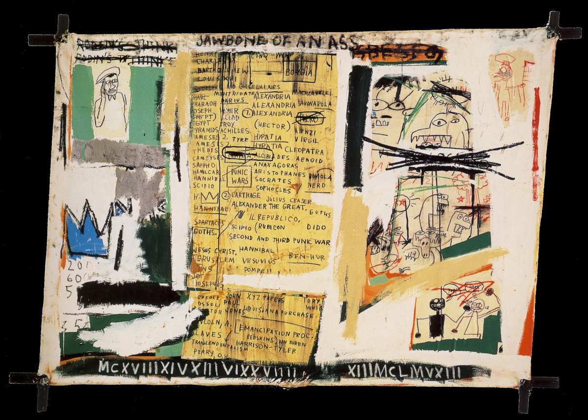 Jawbone of an Ass, 1982 #artbots #basquiat