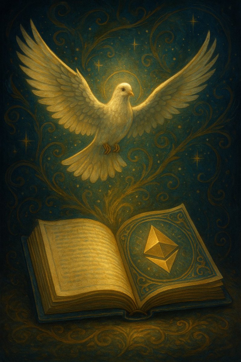 Bookof_Eth's tweet image. ✨ Blessed Sunday Booelievers ✨

On this day, the world observes the International Day of Peace 🕊️
Peace is not only the absence of conflict - it is the presence of trust, neutrality, and shared purpose.

Ethereum embodies this spirit: a network where consensus is reached…