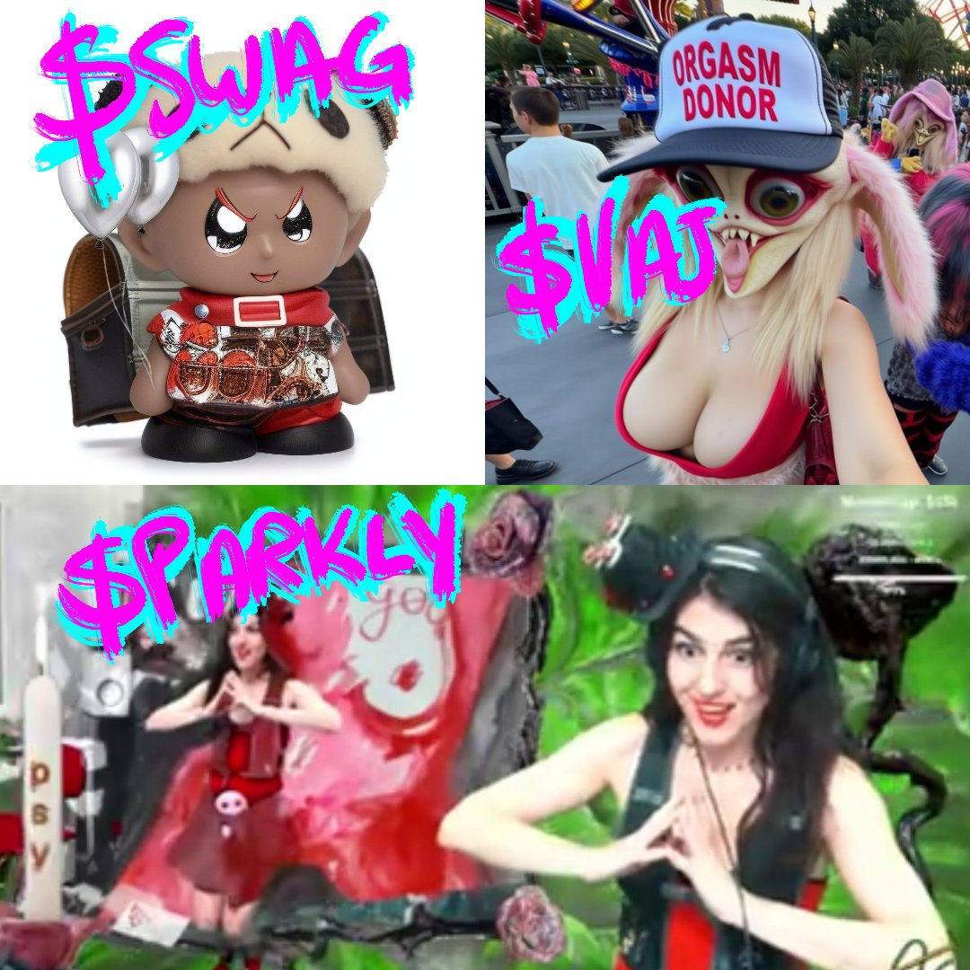 Building my art coin portfolio. What am I missing?
$SWAG
$VAJ
$PARKLY

<a href="/littleswagworld/">Little Swag World 🥱🙏</a> <a href="/vajunnie/">Vajunnie 🥵 $VAJ 🥶 from Strawberry st.</a> <a href="/sparklymiracle/">DADDY $PARKLY</a>