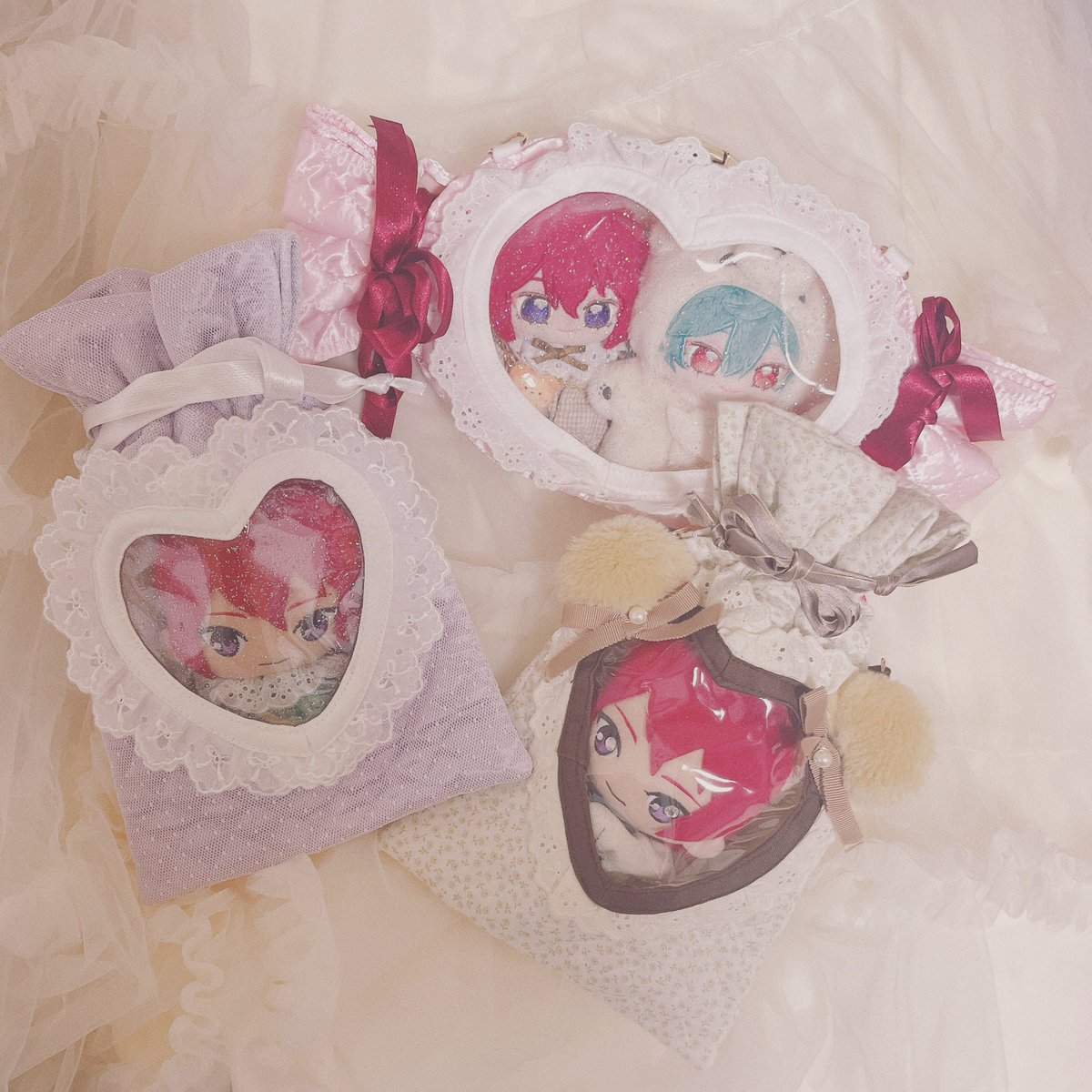 とっっても大好きなぬいポシェットの新デザインが可愛すぎてこの度お迎えさせていただきました💜

ドットチュールが可愛すぎます…！！

いつも素敵な作品をありがとうございます❣️