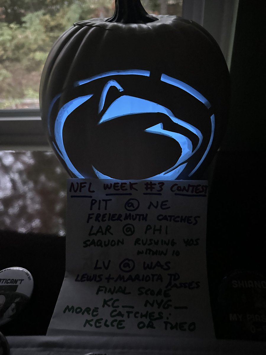 PSUtickets's tweet image. Week #3 NFL Contest 🏈🔵⚪️

Some incredible prizes from @jcohrac &amp;amp; @brokenearbutton including a chance at the best parking pass up for sale for the WHITE OUT Saturday! You could win it! 

Details in the link below 👇 

facebook.com/share/p/1Daxmh…