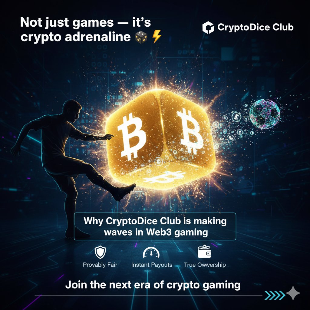 oxbashir's tweet image. hello web3 community have you heard @CryptoDice_Club Not just games it’s crypto adrenaline 
Here’s why CryptoDice Club is making waves in Web3 gaming 👇
#threadcontest