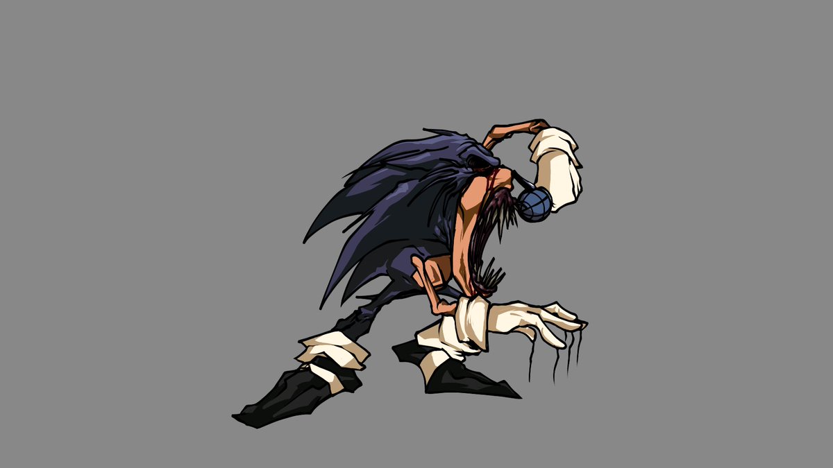 VengefulCC's tweet image. Unused Lord-X sprites i made for a cancelled FNF mod, the spritesheet was already complete and fully animated 💔

(October 4, 2024)

#BrianGriffinPlush #sonicexefnf #execommunity #sonicexefnf
