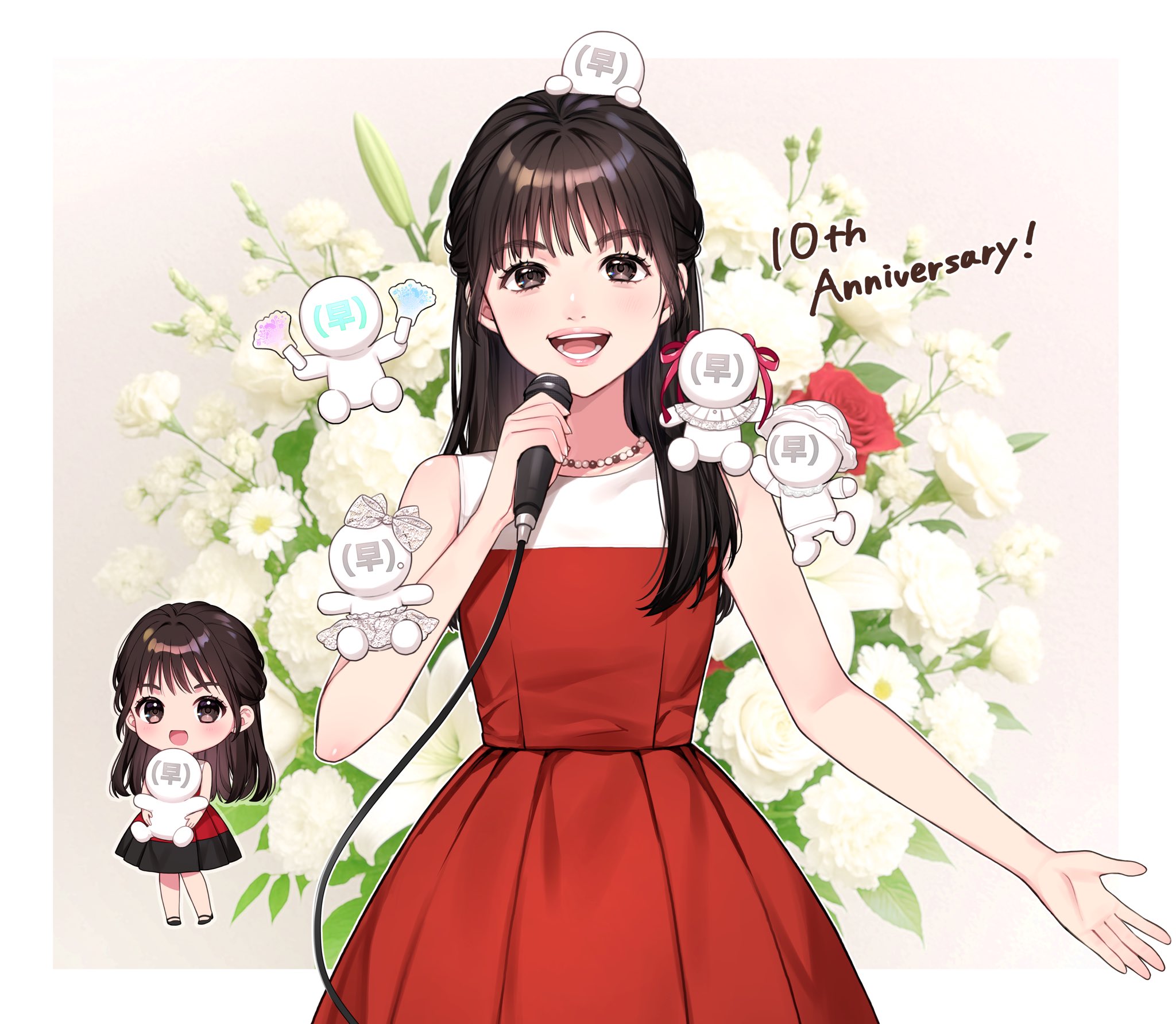 早見沙織さんが担当したキャラクターの集合絵 イラスト ぷちりちあ on X: 
