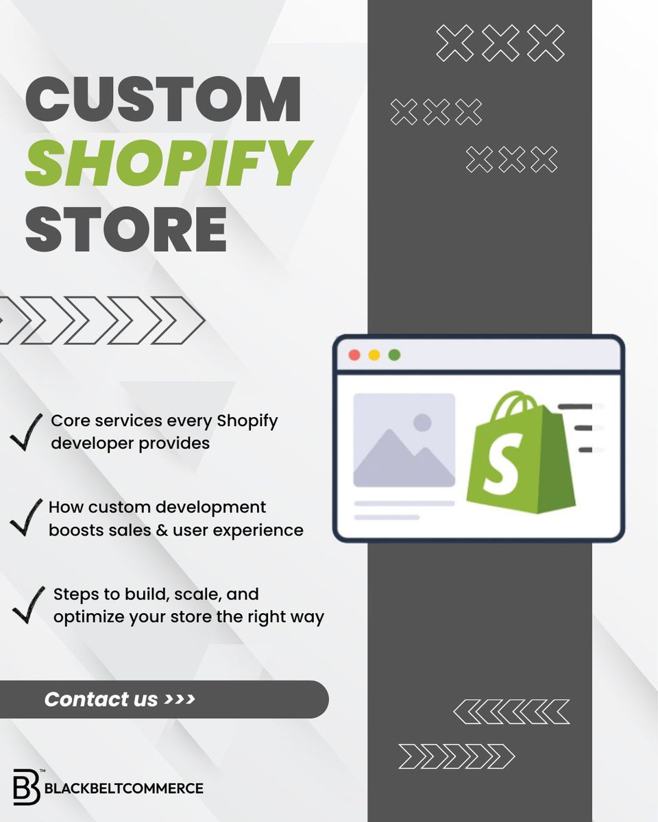 BBCommerce2017's tweet image. 🚀 Shopify Development = the engine behind high-performing stores.
✅ Custom themes &amp;amp; apps
✅ Conversion-focused builds
✅ Scalable solutions from startup to Plus

🔗 Full guide → blackbeltcommerce.com/what-is-shopif…

#ShopifyDevelopment #ShopifyExperts #BlackbeltCommerce #EcommerceGrowth