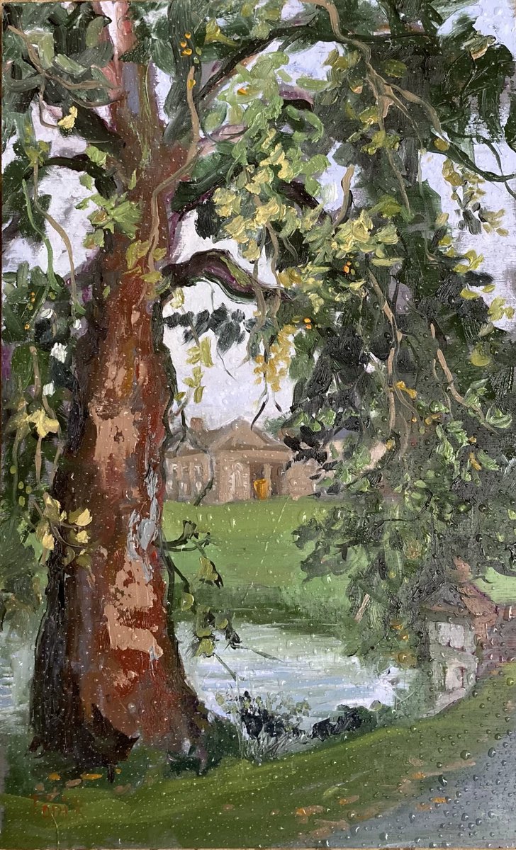 AITPLeamington's tweet photo. We were thrilled to attend this year's Warwickshire Open Studios Plein Air Event and judge the winner of the Art in the Park award. Congratulations to Popi for winning a stall at our 2026 Festival! https://t.co/VWau5kHbba