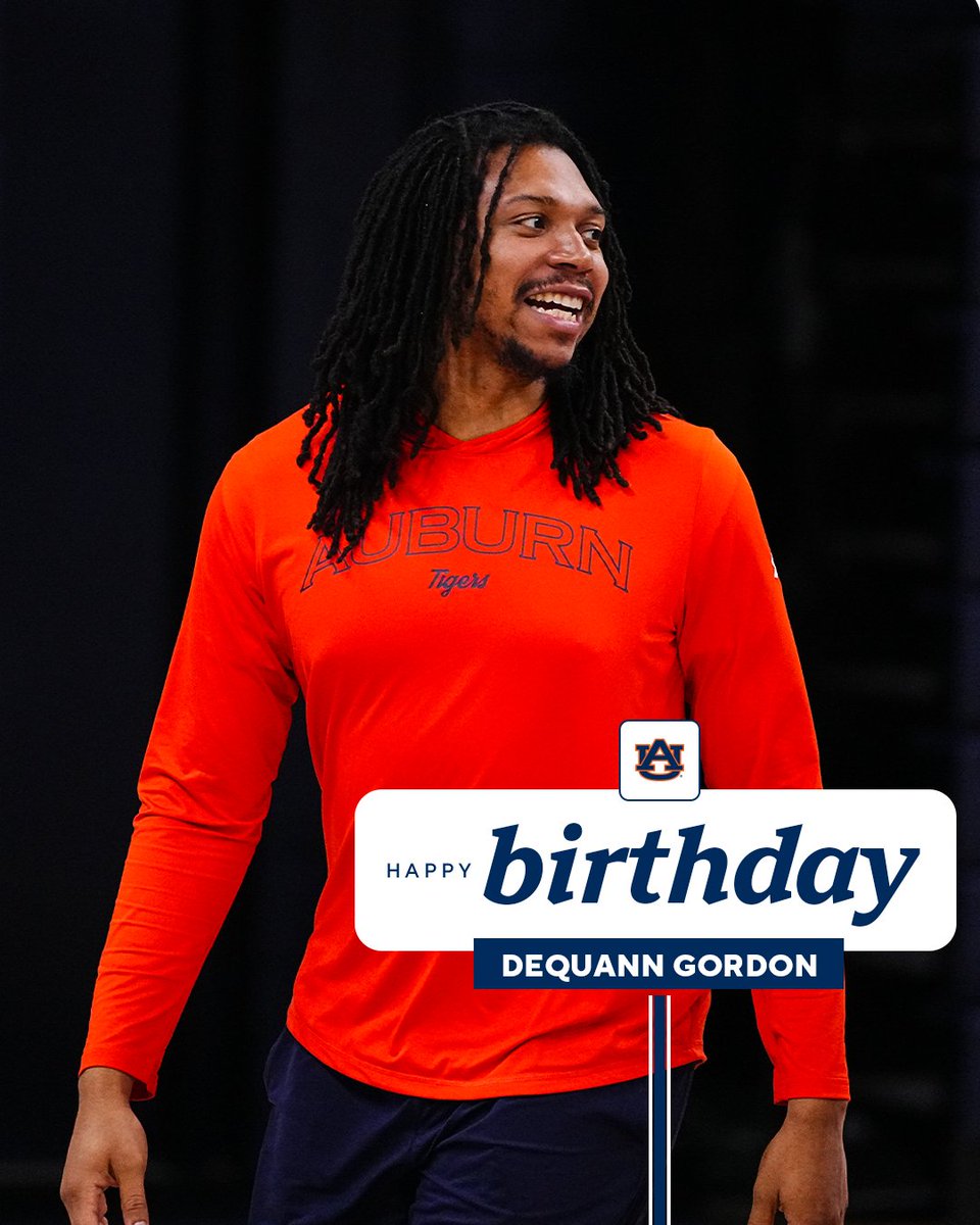 Happy Birthday to our main man, DQ! <a href="/Gordon_DQ/">DeQuann “DQ” Gordon</a> 

#WarEagle