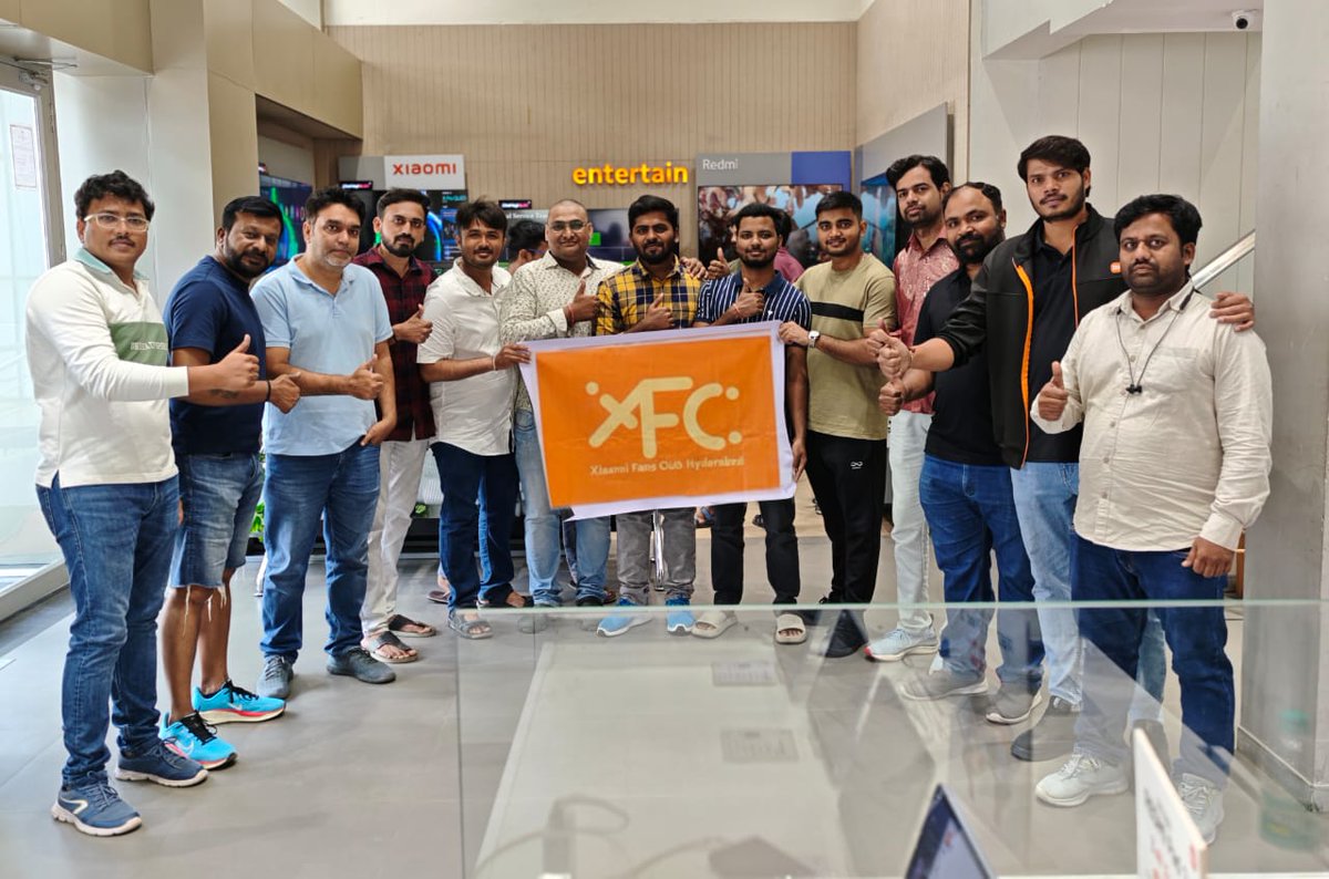 Harsh (@harshroy221) on Twitter photo Xiaomi Fan club Hyderabad had an amazing meetup with the Xiaomi Service Team - great insights, fun interactions, and stronger community bonds!
<a href="/XFCHyderabad/">Xiaomi Fans Club Hyderabad</a> #XFCHyderabad Xiaomi Fan club Hyderabad had an amazing meetup with the Xiaomi Service Team - great insights, fun interactions, and stronger community bonds!
<a href="/XFCHyderabad/">Xiaomi Fans Club Hyderabad</a> #XFCHyderabad