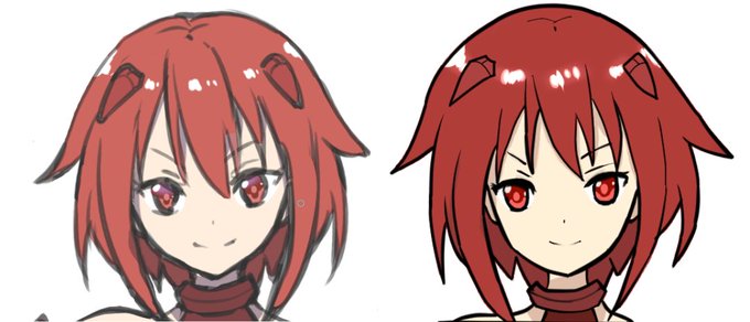 模写+色塗り本番

う～～～～～～～んこの色が!!!でない!!!
大分頑張ったけど髪色のあっさり目の色がでな～い
いやむしろ無理なのかな～?
インライン太くしたけどまだ立体感がでない!もっと太くかな…うーん難しい…
でも楽しかったからいいや! 