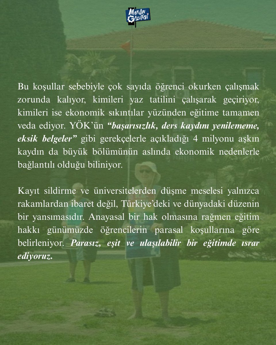Son 10 yılda 1,4 milyon öğrenci üniversite kaydını sildirdi! 

Peki ama neden?