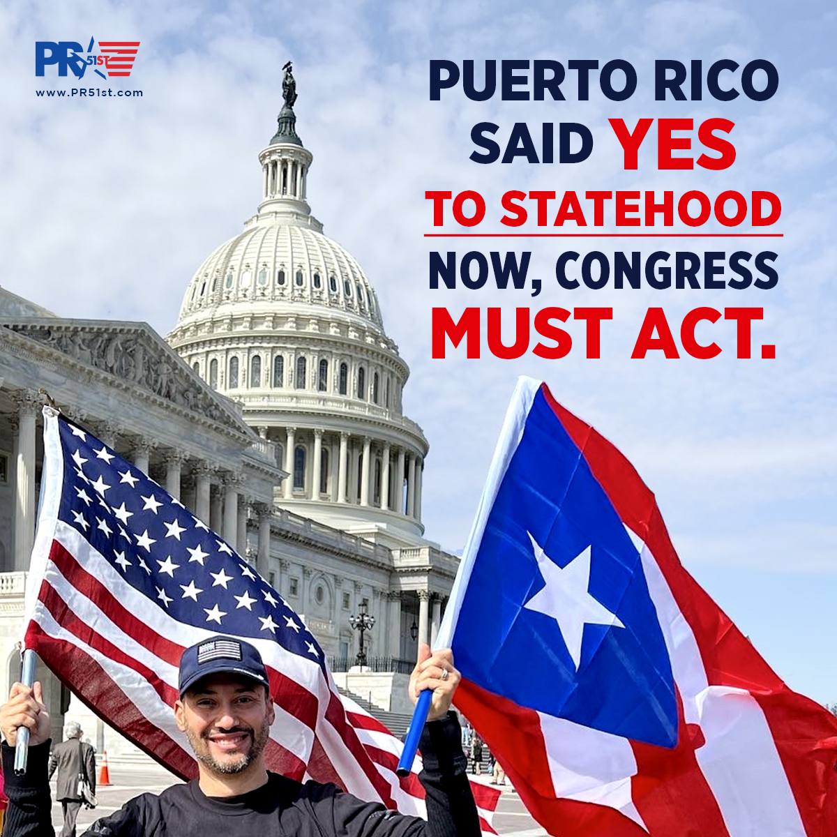Seguimos la lucha incansable por la #Estadidad respaldando cada movimiento y expresión hasta lograr convertirnos en Estado de la Gran Nación Americana.  <a href="/RepCarlos/">Rep. Carlos A. Gimenez</a> <a href="/RepDarrenSoto/">Rep. Darren Soto</a> <a href="/RepMaxineWaters/">Maxine Waters</a> <a href="/RepSwalwell/">Rep. Eric Swalwell</a> <a href="/RepMariaSalazar/">Rep. María Elvira Salazar</a>
#NoDetengasLaLucha