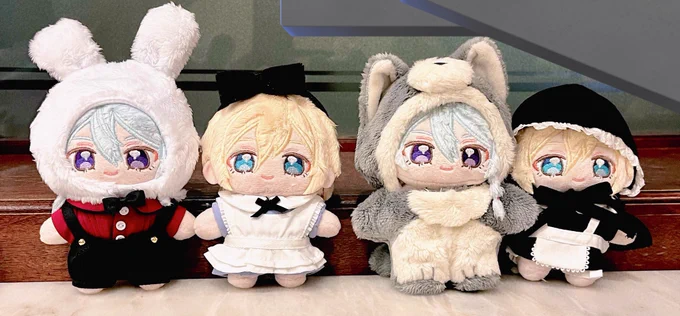 いつぬいのアリスセットと赤ずきんセットかわい〜