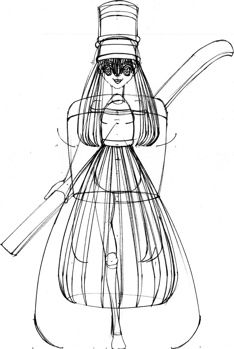 茶筅などの茶道具をキャラクター化してみました！ #illustration #絵描きさんと繫がりたい #絵柄が好みっていう人にフォローされたい