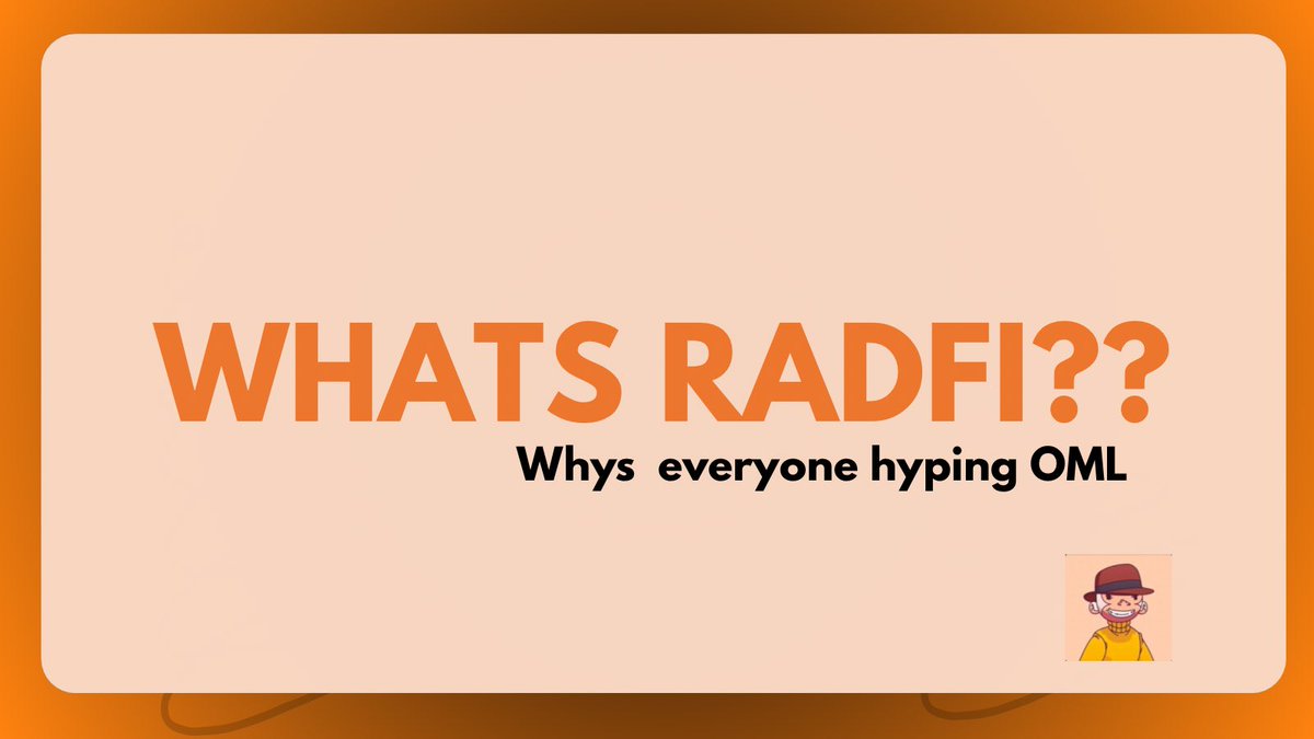 JoeMilly_'s tweet image. What’s Radfi and why is everyone hyping OML? 

Here’s a breakdown;

Radfi is an AMM protocol for Bitcoin &amp;amp; Runes, executing trades directly on Bitcoin mainnet.

It earns revenue from trading fees:
•Liquidity providers: 2/3
•Radfi: 1/3
•Fees range: 0.05% – 1.0% (set by token…