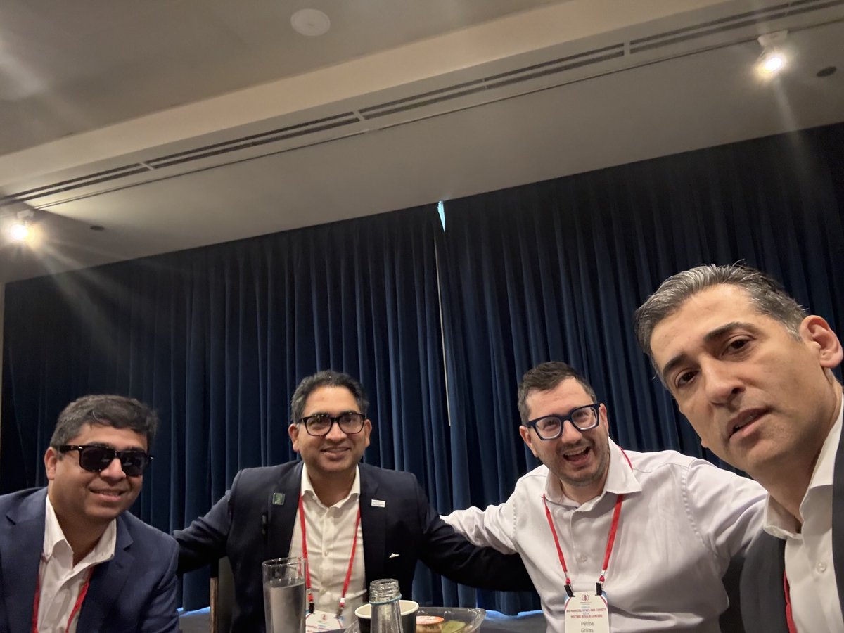 chadinabhan's tweet image. What a fun Focus Group we had last evening with ⁦@PGrivasMDPhD⁩ ⁦@BrainTumorDoc⁩ and ⁦@VivekSubbiah⁩ during #BGT2025 discussing ADCs in oncology.
Always learning from these brilliant minds.