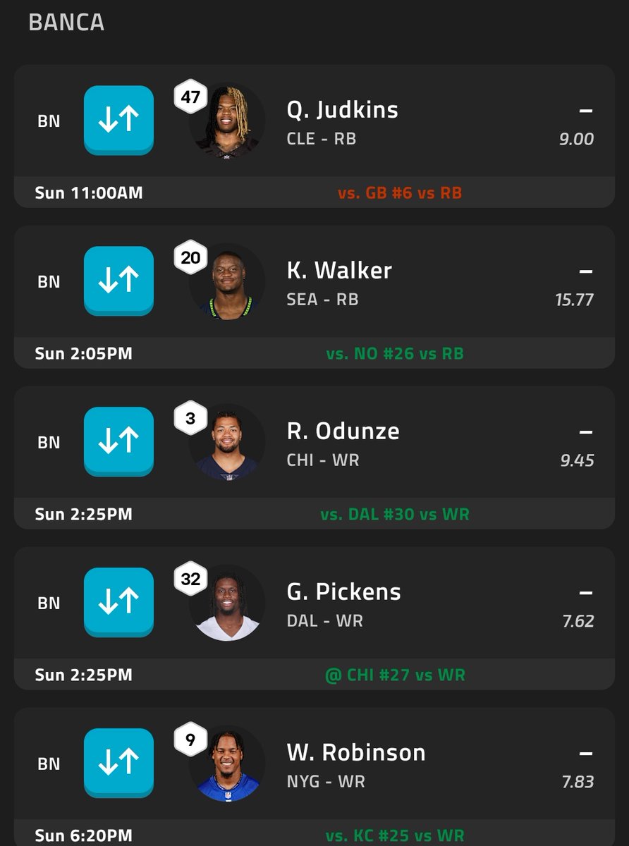 Karmatus's tweet photo. @FSSOSEQ Hi,

Standard league, I need a QB to replace Jayden Daniels and I need to drop someone. #FSSOSEQ https://t.co/TTvY2tpqX3